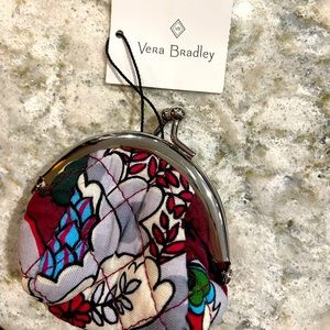 Vera Bradley Iconic Mini Kisslock Coin Purse